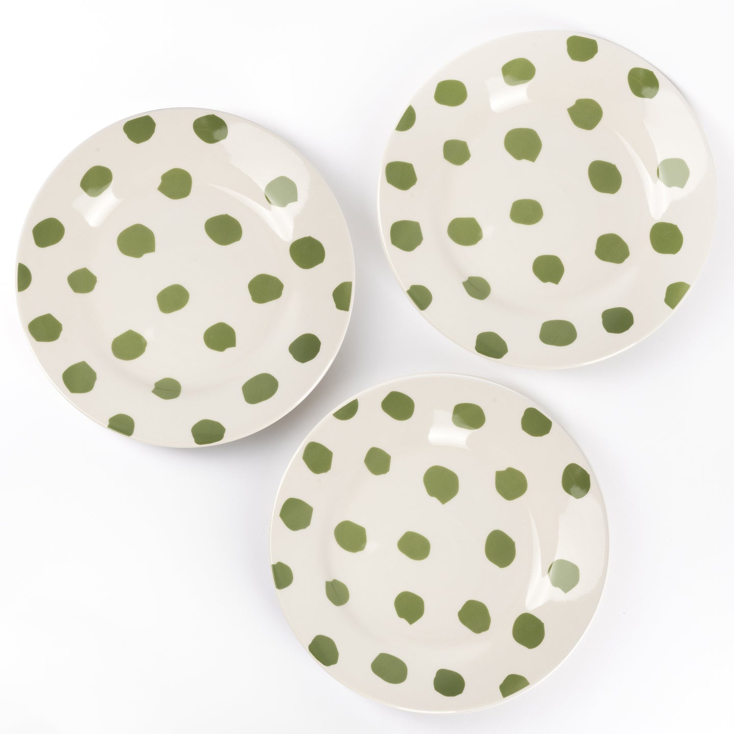 Set de 3 platos llanos Casa Samantha de gres 26cm (4)